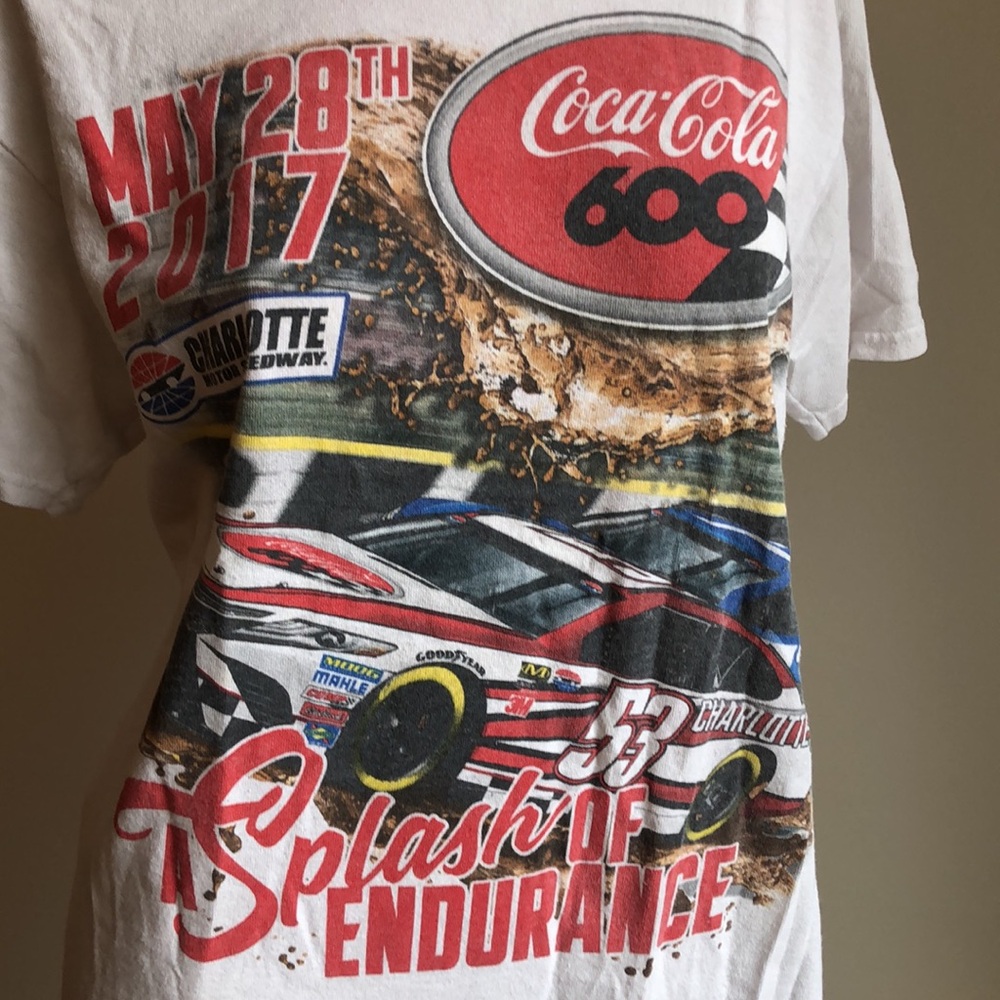 Vintage Y2K NASCAR Charlotte speedway racing tshirt - Picture 2 of 6